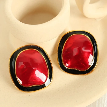 Echo Colorblock Studs