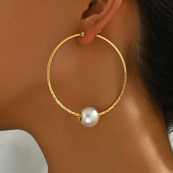 Retro Radiance Loop Earrings