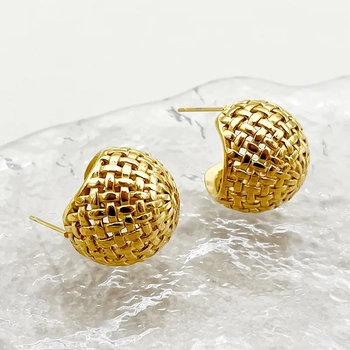 Vintage Commute C-Hoop Studs