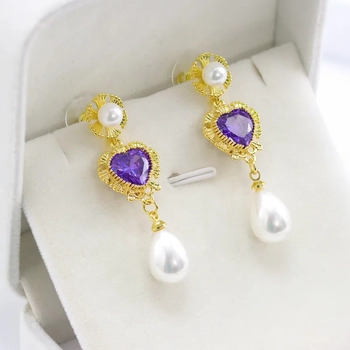 Amora Gleam drop earrings