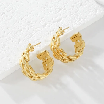 Gilded Grace Hoops