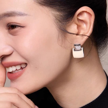 Elara Stud Brass Earrings