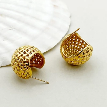Vintage Commute C-Hoop Studs