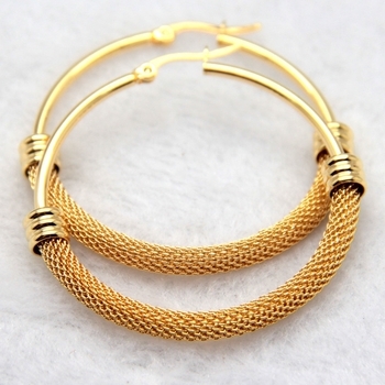 Kuukua GridAura Hoops - Gold 