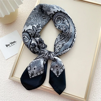 Sahara Silk Scarf - Black 