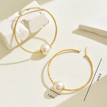Retro Radiance Loop Earrings